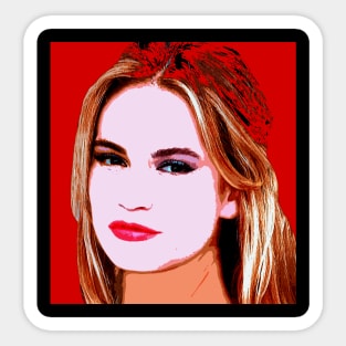 lily james Sticker